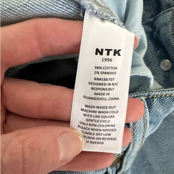 TT Studios - 1996 Mid Rise Straight Leg Jeans in Blue - Picture 5 of 6